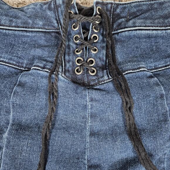 We the Free People Jeans Womens 26 Ma Cherie Flare Curvy Boho Bell Bottoms Retro - Picture 7 of 12